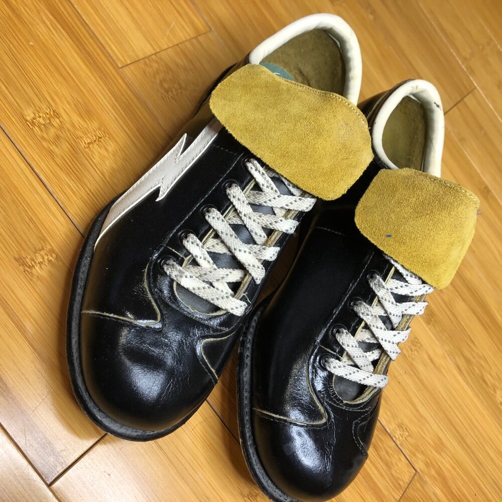 Vintage Antique 60s Football Baseball Cleats Black White Collectible Memorabilia